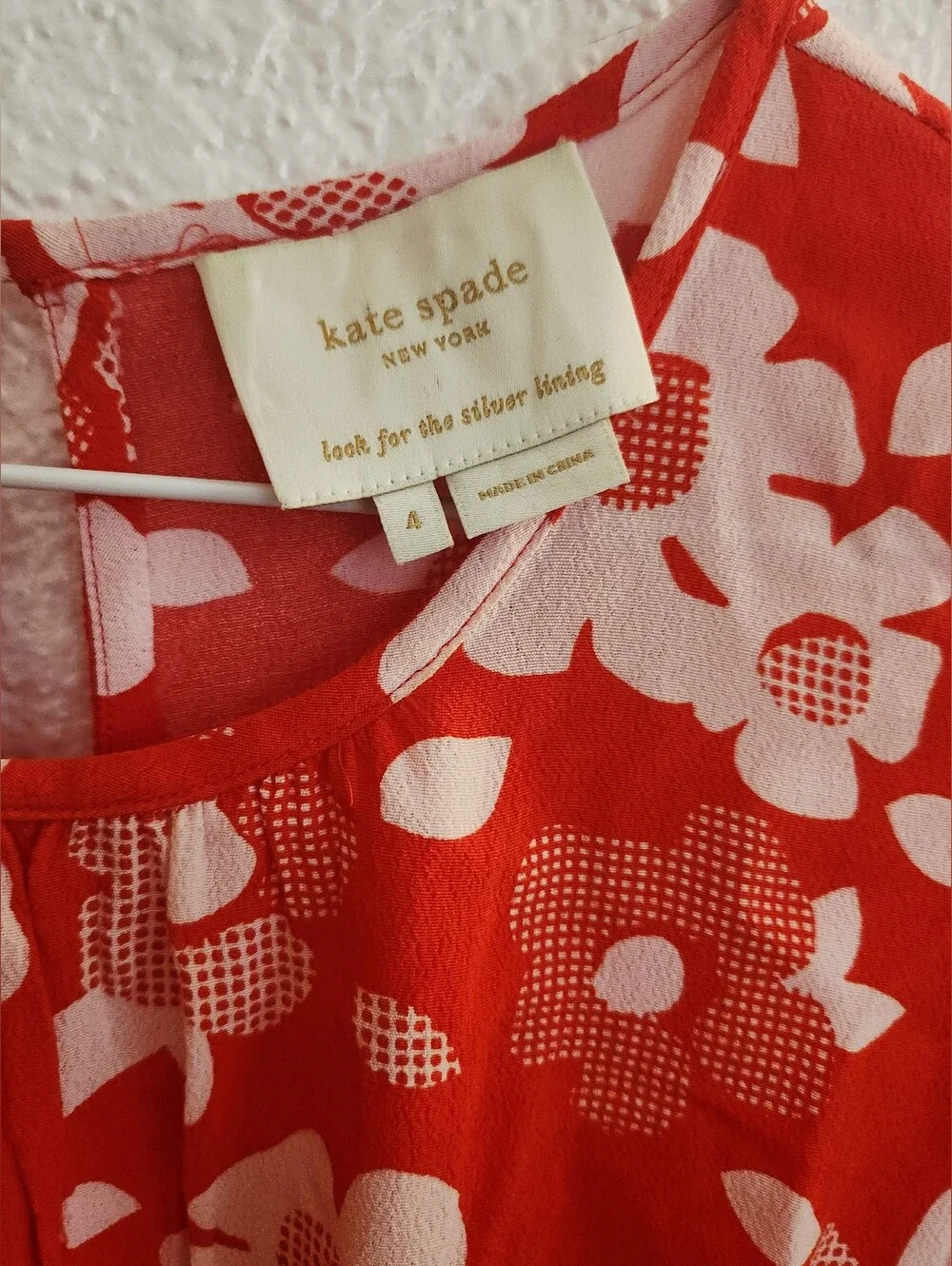 Kate Spade Floral Dress. Size S